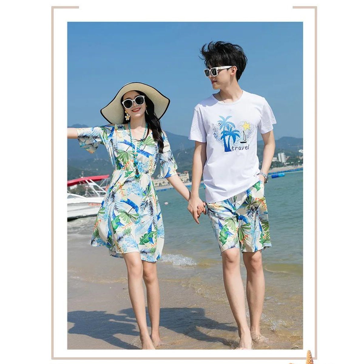Family matching tropical-themed outfits - ChildAngle