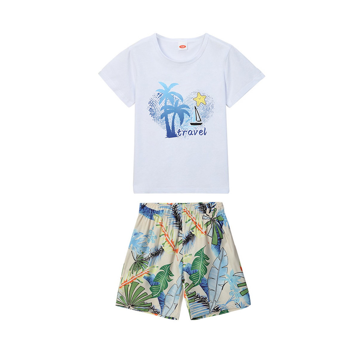 Family matching tropical-themed outfits - ChildAngle