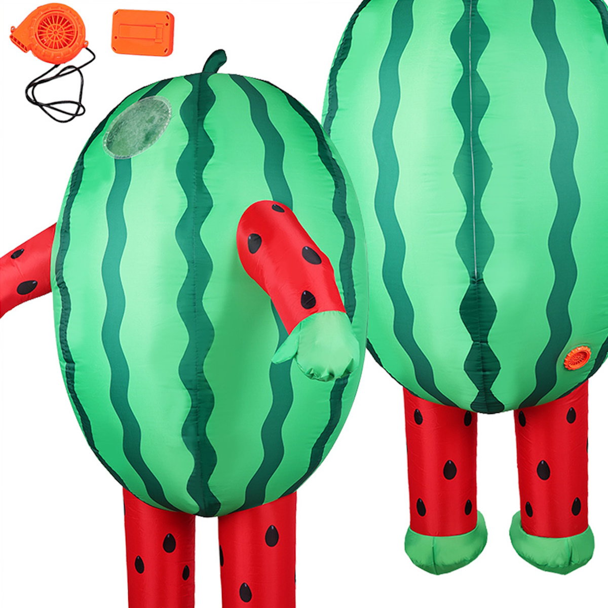 Kids and Teens Pineapple Eggplant Watermelon Inflatable Costumes - ChildAngle
