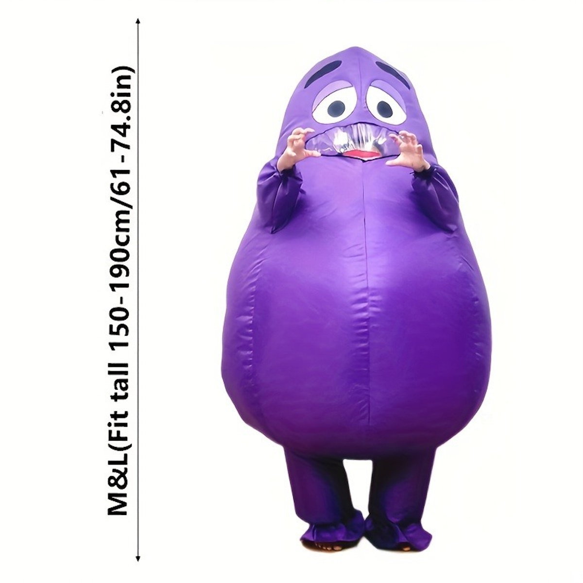 Kids and Teens Pineapple Eggplant Watermelon Inflatable Costumes - ChildAngle