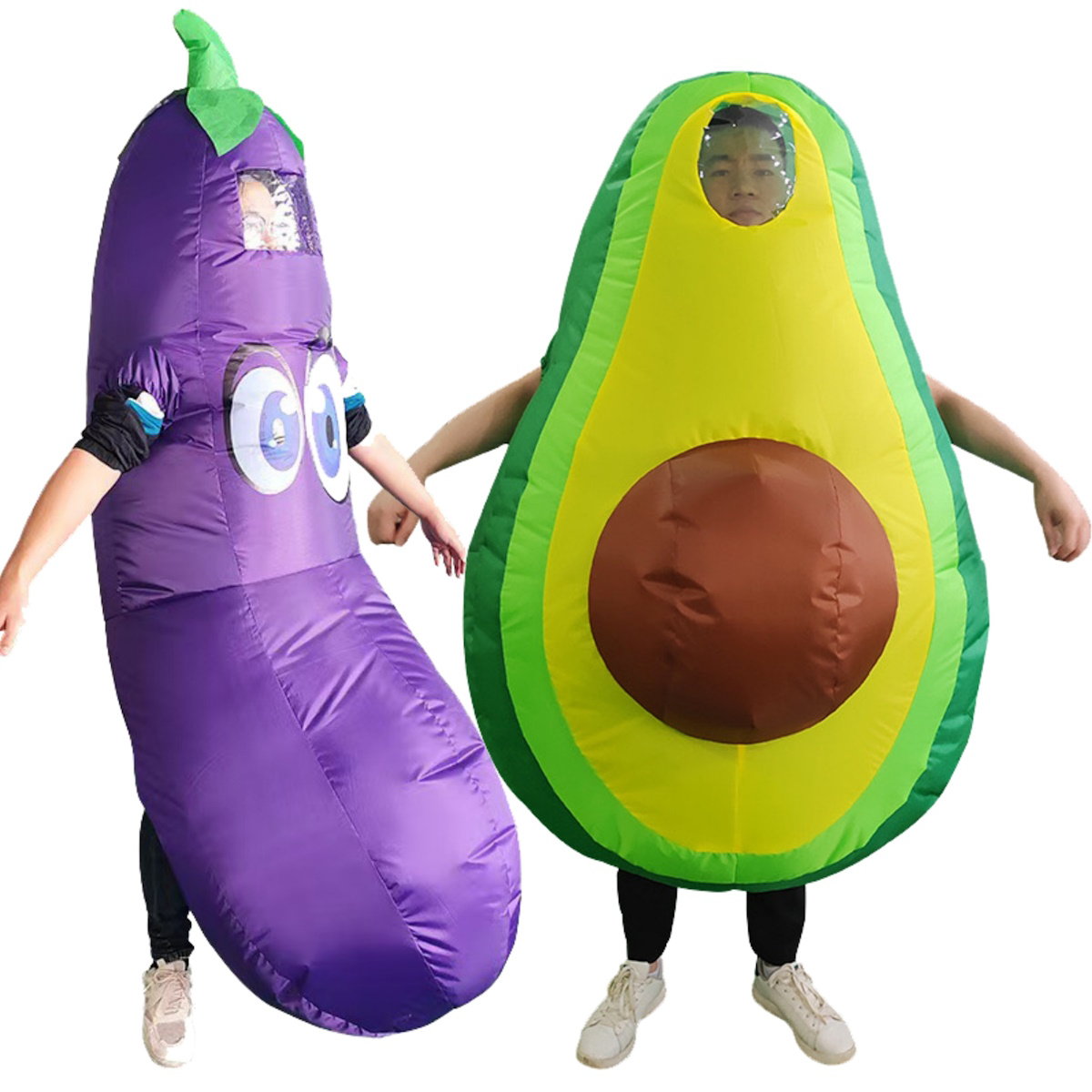 Kids and Teens Pineapple Eggplant Watermelon Inflatable Costumes - ChildAngle