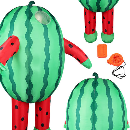 Kids and Teens Pineapple Eggplant Watermelon Inflatable Costumes - ChildAngle