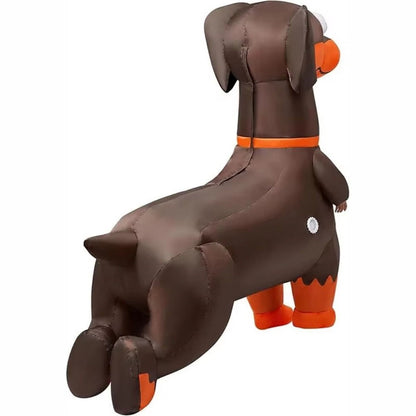 Teens Dachshund Inflatable Costumes Blow up Weiner Dog Costumes - ChildAngle