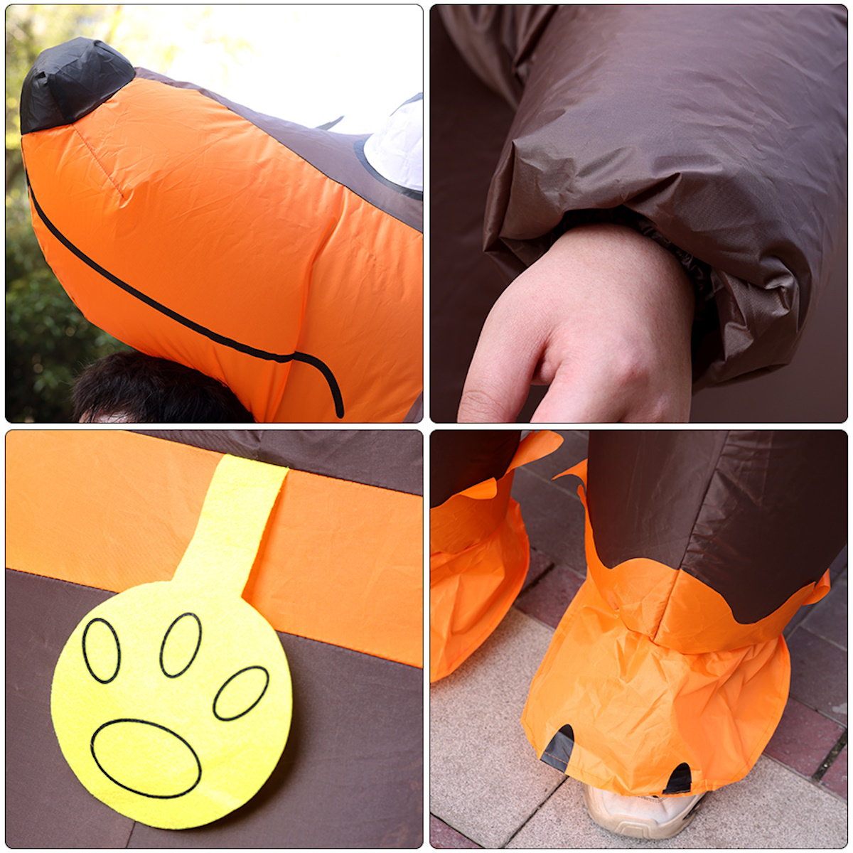Teens Dachshund Inflatable Costumes Blow up Weiner Dog Costumes - ChildAngle
