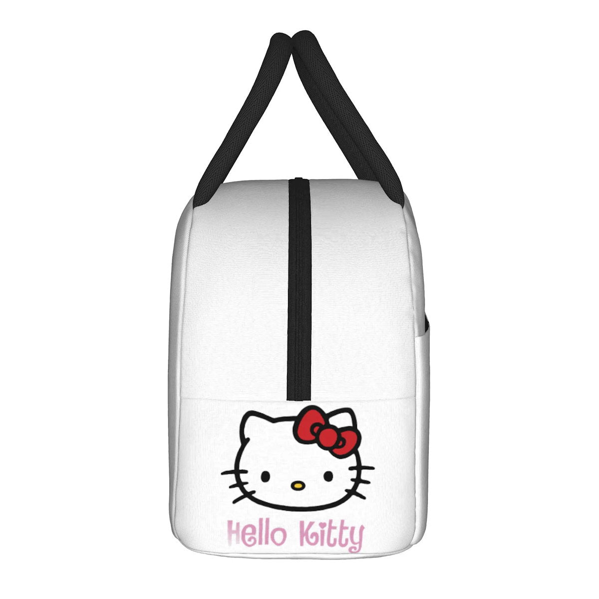 White Hello Kitty Lunch Bags Portable Insulated School Lunch Bags - ChildAngle