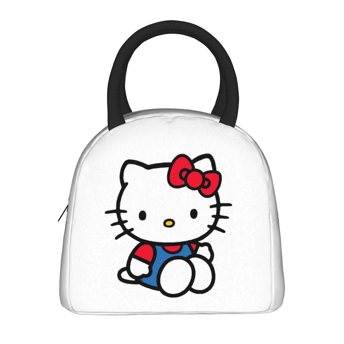 White Hello Kitty Lunch Bags Portable Insulated School Lunch Bags - ChildAngle