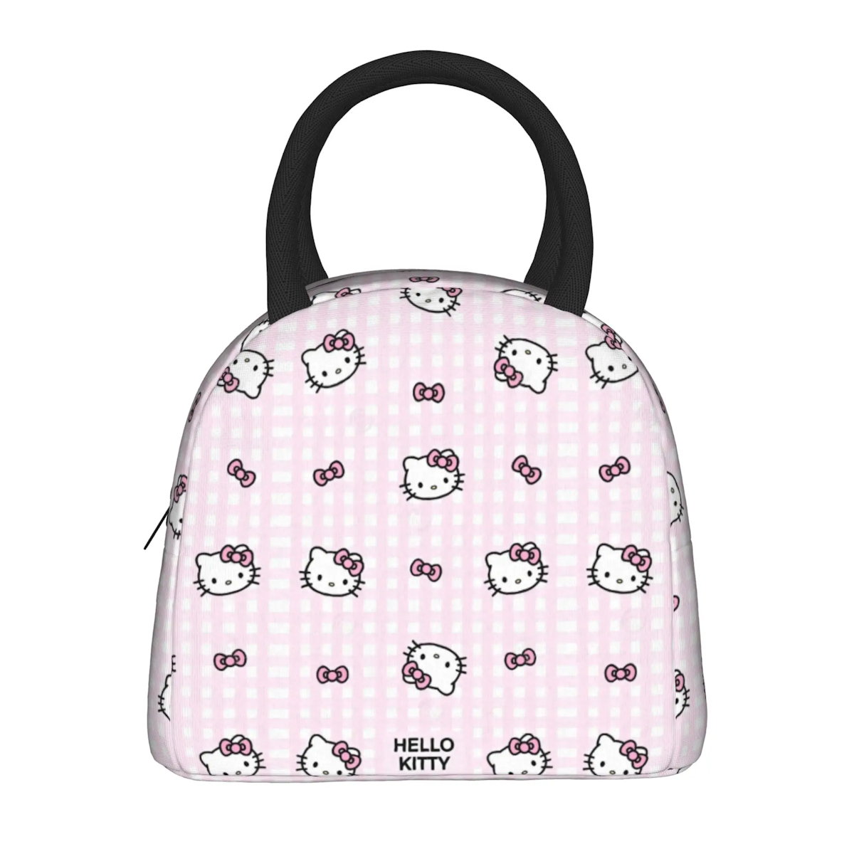 White Hello Kitty Lunch Bags Portable Insulated School Lunch Bags - ChildAngle