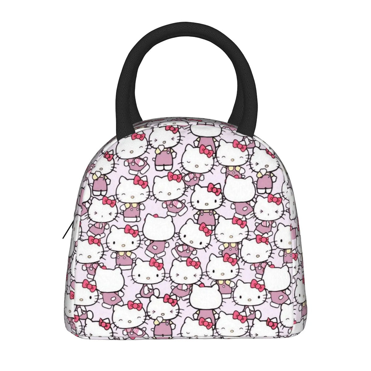 White Hello Kitty Lunch Bags Portable Insulated School Lunch Bags - ChildAngle
