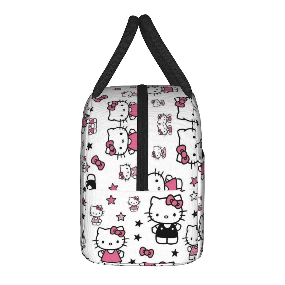 White Hello Kitty Lunch Bags Portable Insulated School Lunch Bags - ChildAngle