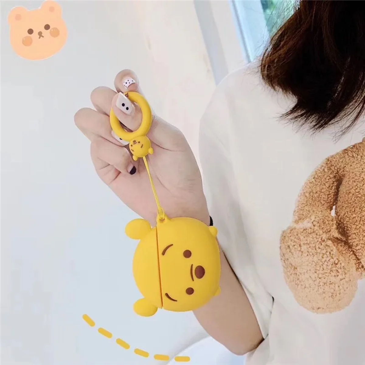 Winnie the Pooh AirPods Case 3D AirPods 4 Case - ChildAngle