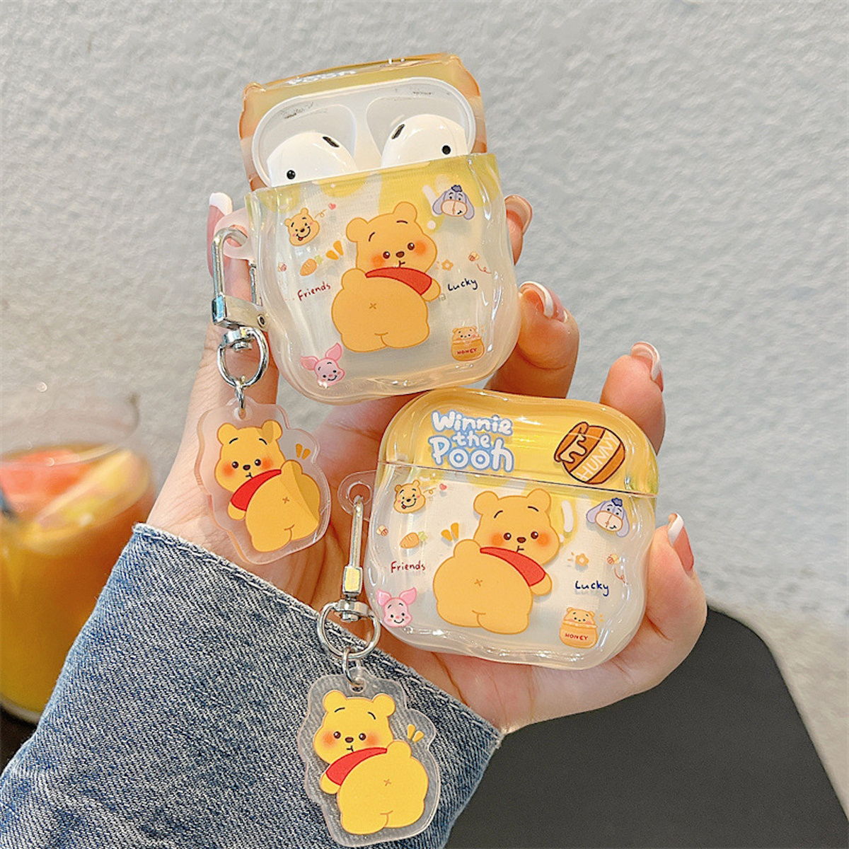 AirPods Pro 3 Winnie the Pooh AirPods Case AirPods 4 - ChildAngle