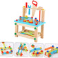 Toddler Wooden Play Toy Childrens Tool Bench Set