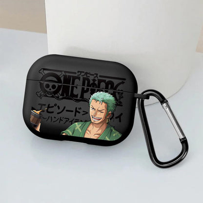 Estuche para AirPods de One Piece Estuche genial para AirPods de Anime Estuche para AirPods de Luffy Zoro