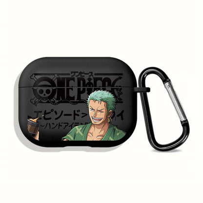 Estuche para AirPods de One Piece Estuche genial para AirPods de Anime Estuche para AirPods de Luffy Zoro