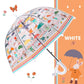 Zoo Children Clear Umbrella Cute Cartoon Kid's Stick Umbrella - ChildAngle