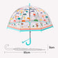 Zoo Children Clear Umbrella Cute Cartoon Kid's Stick Umbrella - ChildAngle