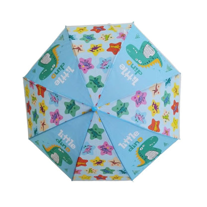 Dinosaur Umbrella for Kids Stick Umbrella - ChildAngle