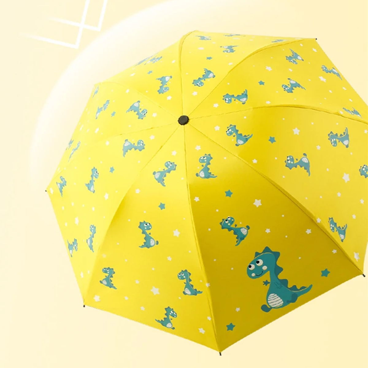 Dinosaur Umbrella for Kids Folding Automatic Umbrella - ChildAngle