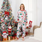 Family Christmas Pajamas Allover Christmas Pattern House Tree Cookie Stockings Snowman - ChildAngle