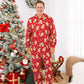 Family Matching Christmas Pajama Onesie Cookies for Santa Gingerbread Candy Canes Hooded Sleepwear - ChildAngle