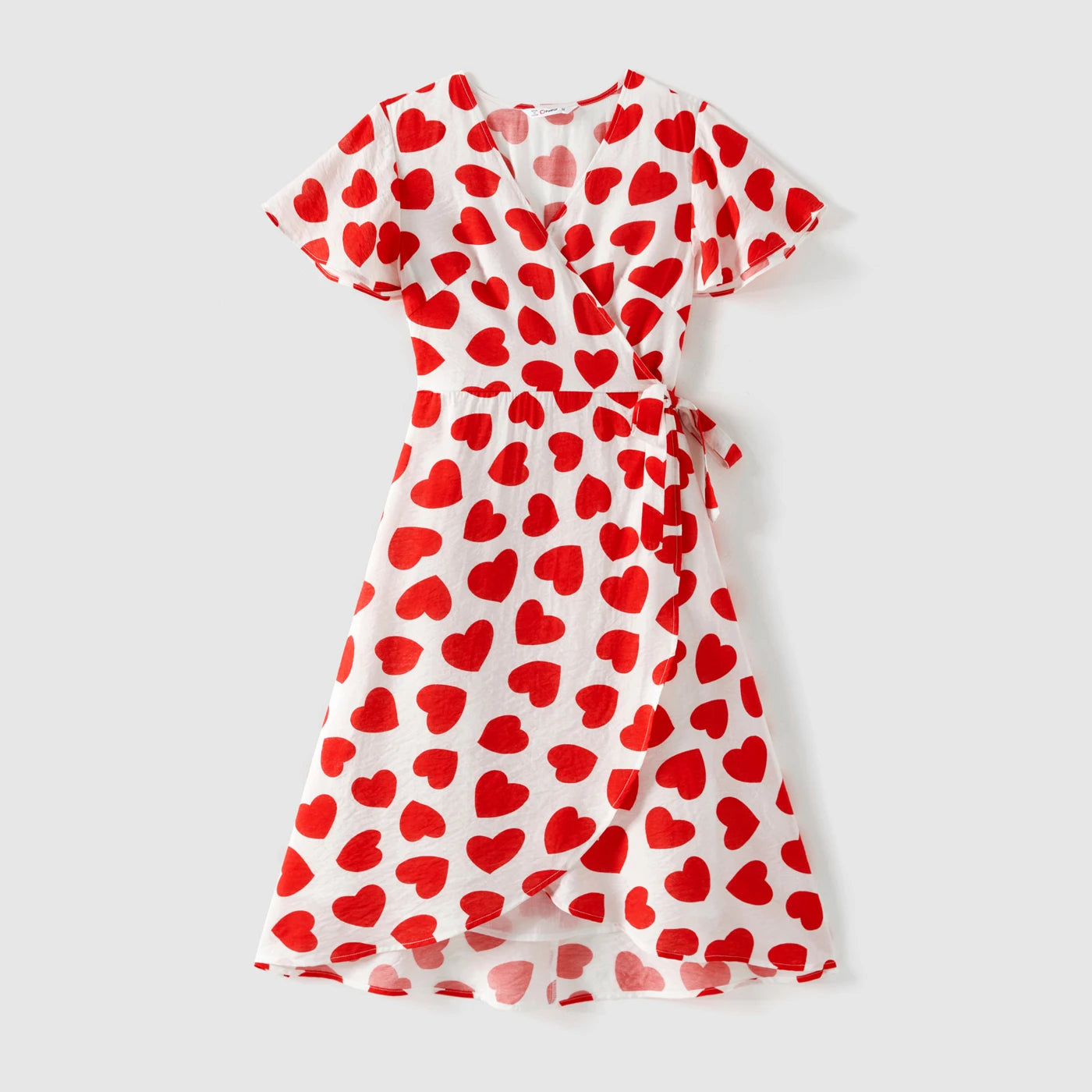 Family Matching Dress Allover Heart Print Dresses - ChildAngle