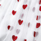 Family Matching Dress Heart Print Maxi Dresses - ChildAngle
