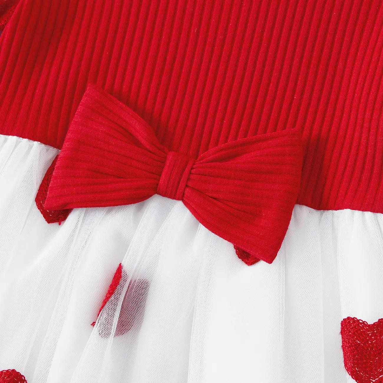 Family Matching Dress Heart Print Maxi Dresses - ChildAngle