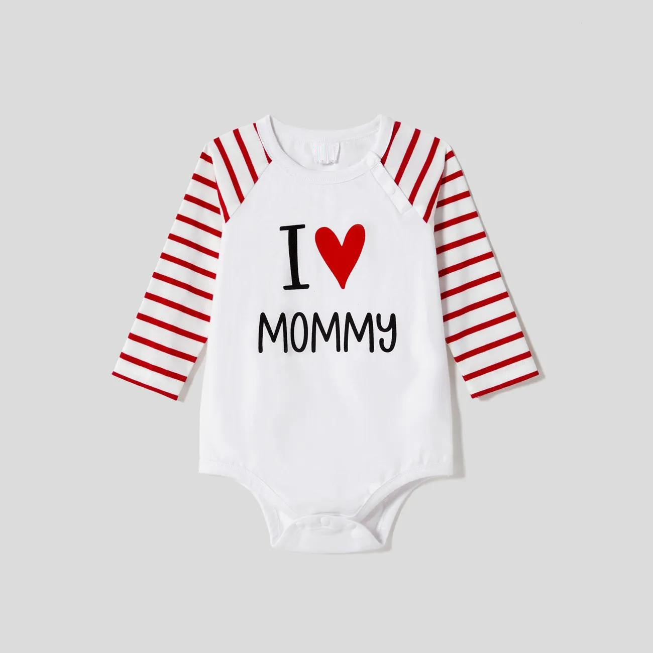 Family Matching Dress Mommy and Me Heart Print Dresses - ChildAngle