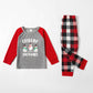 Christmas Family Matching Pajamas Sets Chillin Snowmies Plaids Pajama Pants