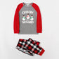 Christmas Family Matching Pajamas Sets Chillin Snowmies Plaids Pajama Pants