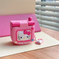 AirPod 4 Hello Kitty AirPod Case Cartoon Flip Phone Portable Mirror