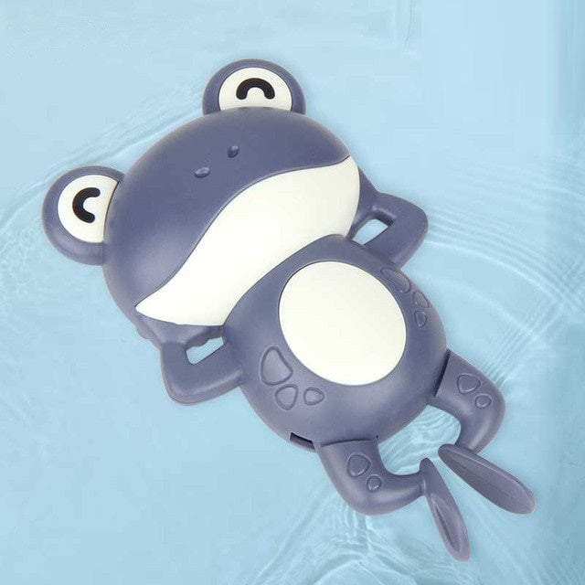 Frog Baby Bath Toys for Bathroom Swimming Pool Clockwork Wind up Toy