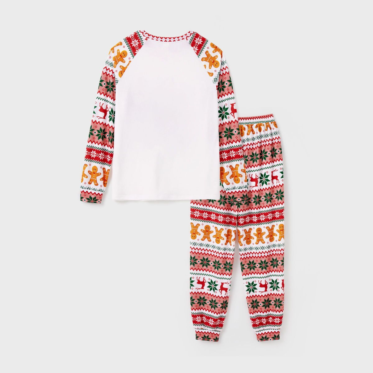 Santa's Cookies Gingerbread Family Pajamas - ChildAngle