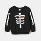 Glowing Family Matching Dress for Halloween Boo Pumpkin Skull Long-Sleeve Outfits - ChildAngle