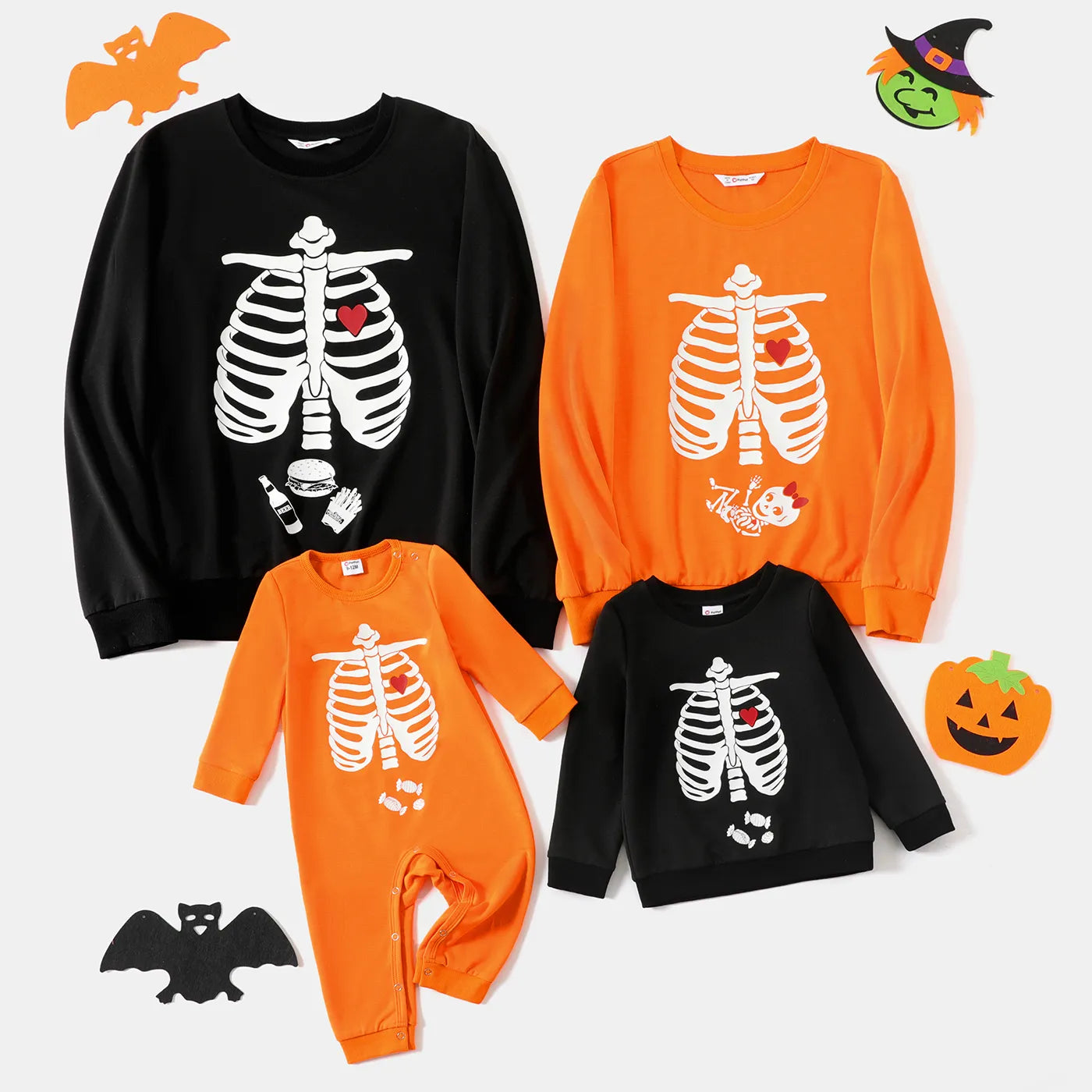 The Children's Place Glow in the Dark Boys Skeleton Long Sleeve