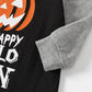 Glowing Grey Family Matching Halloween Light-up Sweatshirt Pumpkin Print Clothes - ChildAngle