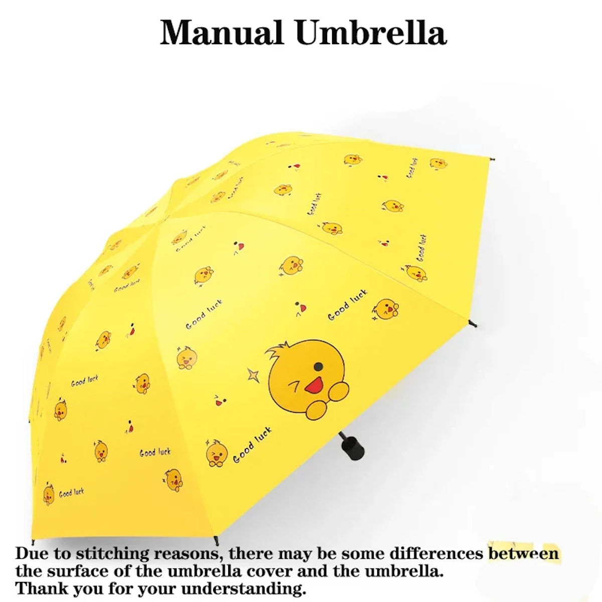 Kids Umbrella Good Luck Duck Folding Umbrella Manual or Automatic - ChildAngle