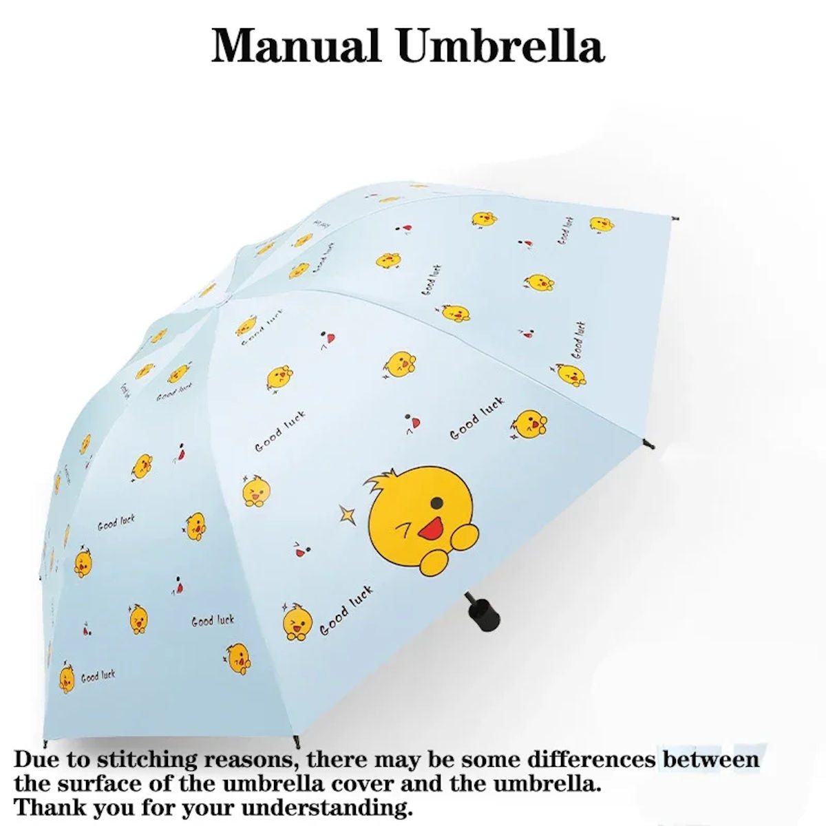 Kids Umbrella Good Luck Duck Folding Umbrella Manual or Automatic - ChildAngle