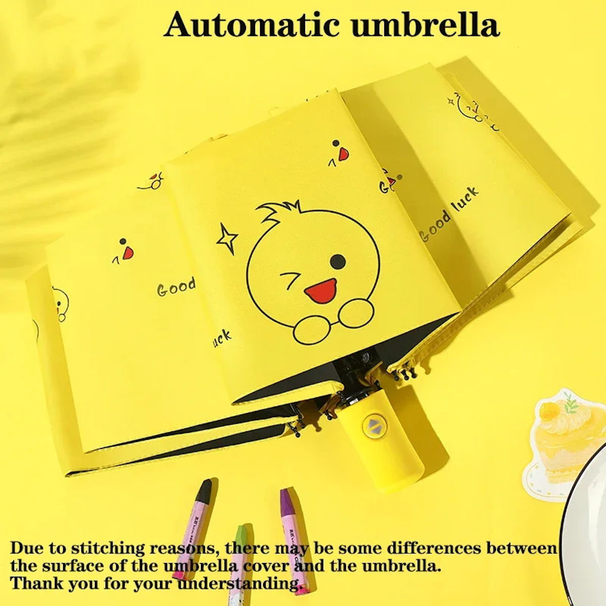 Kids Umbrella Good Luck Duck Folding Umbrella Manual or Automatic - ChildAngle