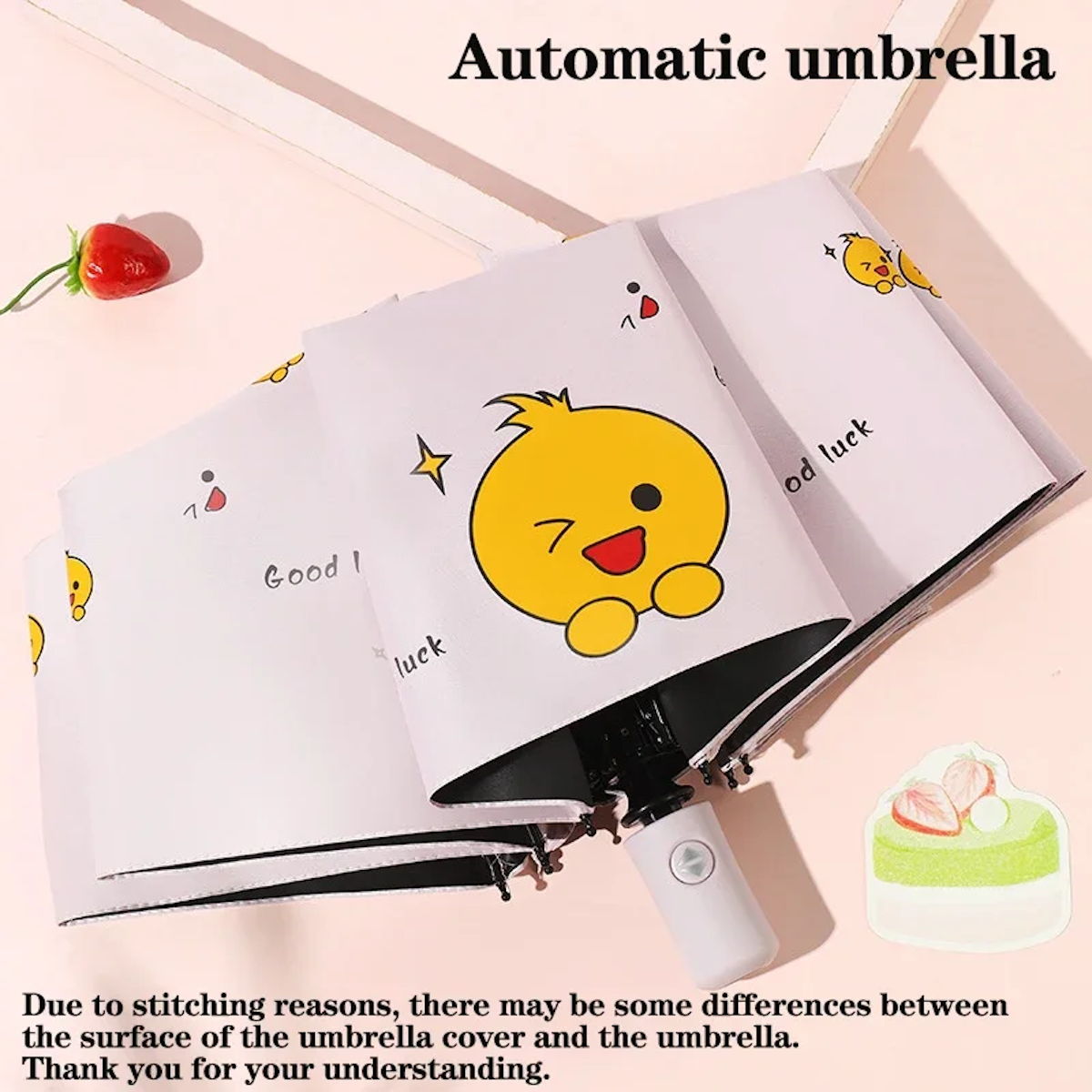 Kids Umbrella Good Luck Duck Folding Umbrella Manual or Automatic - ChildAngle