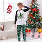 Green Christmas Family Matching Pajama Set Xmas Tree Print PJS for Family Christmas Mommy and Me - ChildAngle