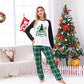 Green Christmas Family Matching Pajama Set Xmas Tree Print PJS for Family Christmas Mommy and Me - ChildAngle