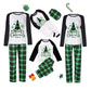 Green Christmas Family Matching Pajama Set Xmas Tree Print PJS for Family Christmas Mommy and Me - ChildAngle