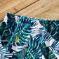 Green Palm Leaves Matching Family Bathing Suit - ChildAngle