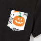 Halloween Family Matching Dress Pumpkin Dresses and Short Sleeve T Shirt Tops Sets - ChildAngle