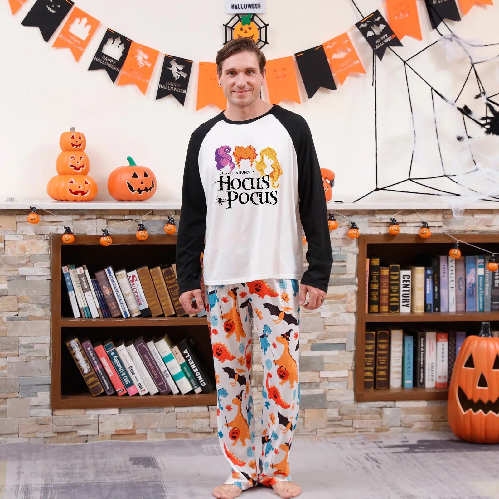 Calabaza Pijamas Familiares Halloween Pijama Familiar De Halloween