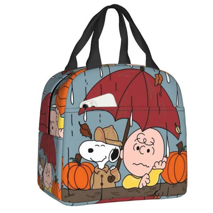 Halloween Snoopy Lunch Bag Picnic Lunch Bag Tote for Students - ChildAngle
