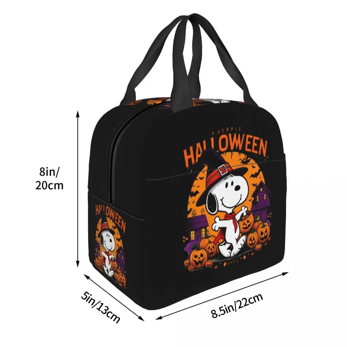 Halloween Snoopy Lunch Bag Picnic Lunch Bag Tote for Students - ChildAngle