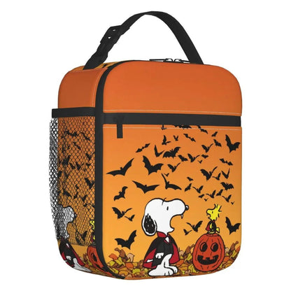 Halloween Snoopy Lunch Bag Picnic Lunch Bag Tote for Students - ChildAngle