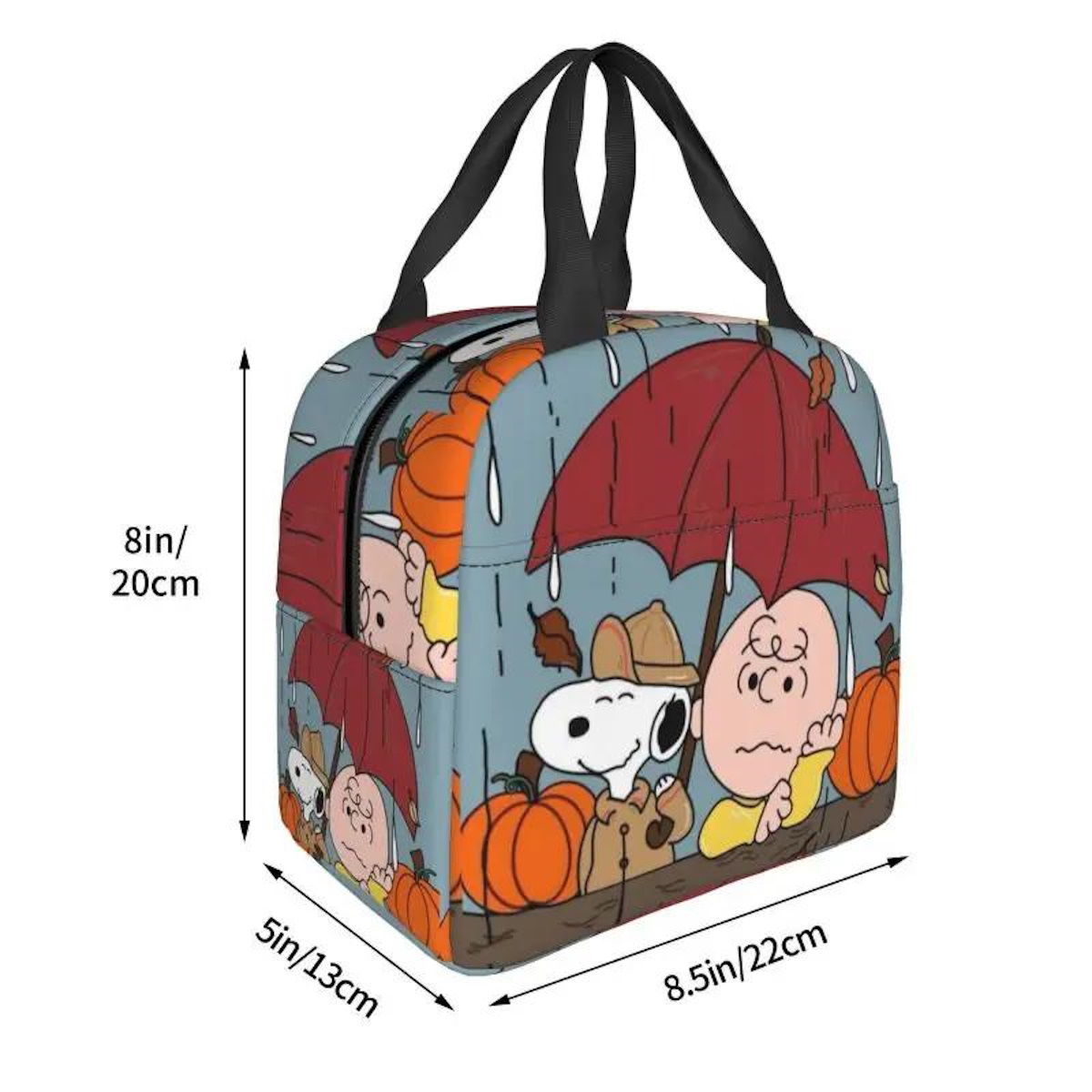 Halloween Snoopy Lunch Bag Picnic Lunch Bag Tote for Students - ChildAngle